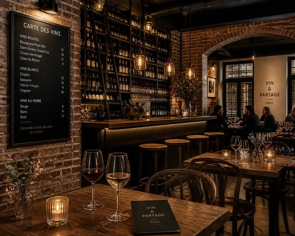 Ambiance et cadre du restaurant bar à vin Pépins à Paris