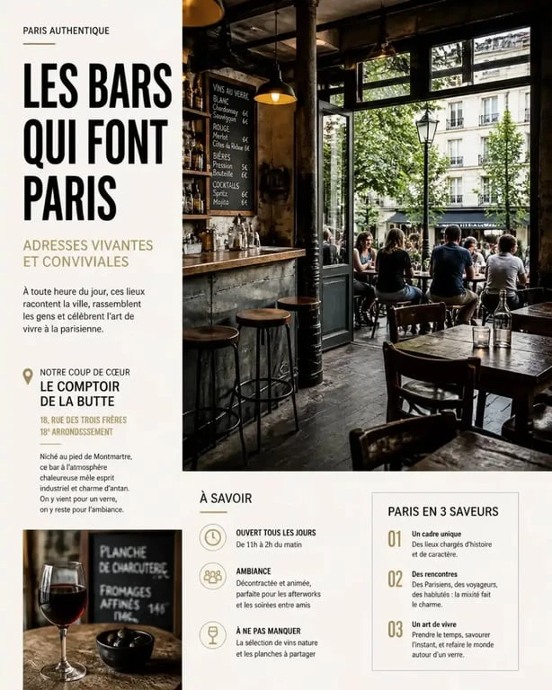 Ambiance et intérieur du Montana bar Paris 20