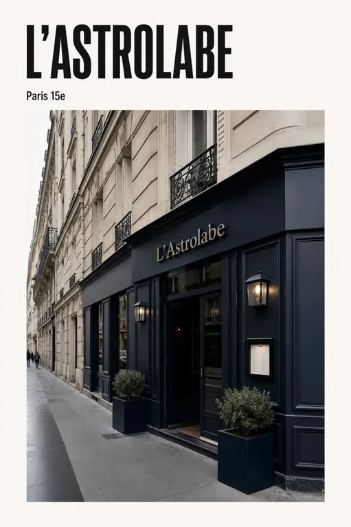 L'astrolabe - bar paris 15, vue extérieure du lieu à Paris 15e