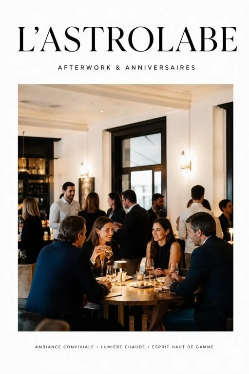L'astrolabe - bar paris 15, ambiance intérieure pour afterwork ou anniversaire