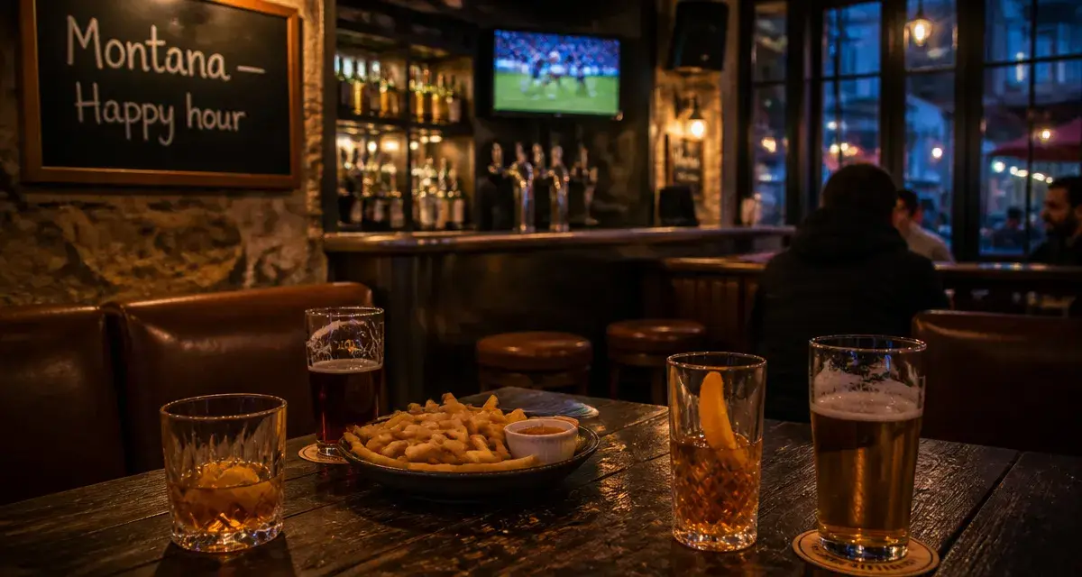 Le montana bar paris 20 : happy hour, verres et banquettes en cuir
