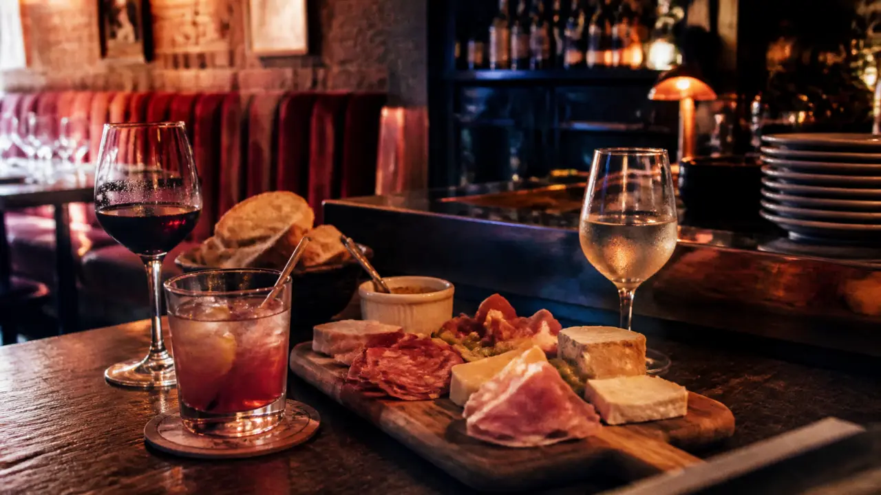Louisette bar à grignoter paris 14ème près de Pernety : planche à partager et cocktail