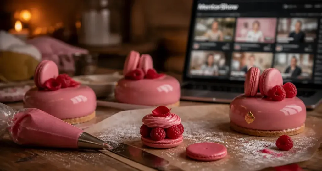 Cours pâtisserie Pierre Hermé : MentorShow en ligne ou atelier, entremets et macarons