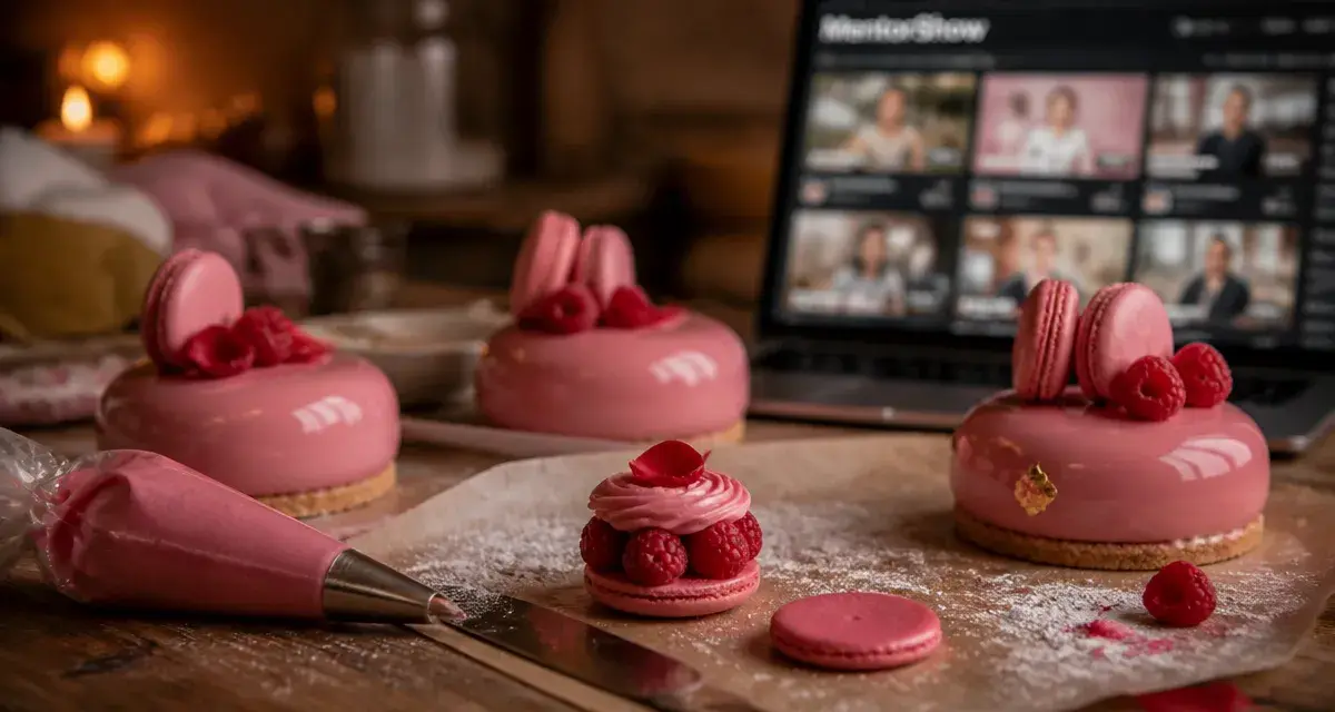 Cours pâtisserie Pierre Hermé : MentorShow en ligne ou atelier, entremets et macarons