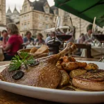 La taula cuisine du terroir maison : confit de canard et pommes sarladaises à Périgueux