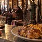 Le bar fleuri rue du plateau paris : poulet rôti et frites maison à 6,86€