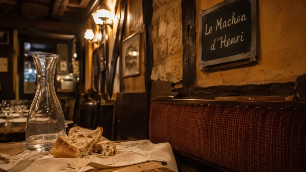 Le machon restaurant paris : bistrot lyonnais rue Guisarde