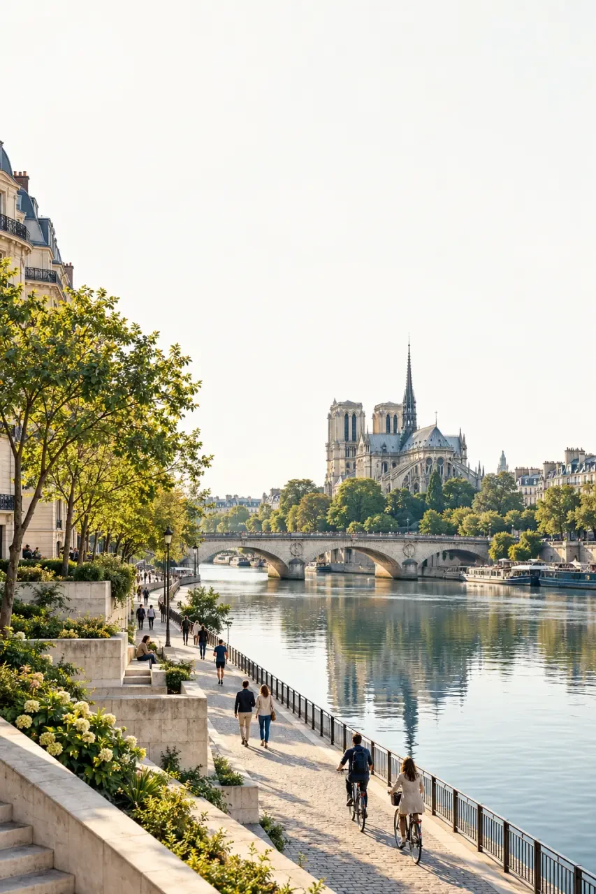 Bons plans Paris gratuits au bord de la Seine et dans les jardins parisiens