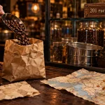 Les caféeries de paris : grains torréfiés à la rue de la Convention