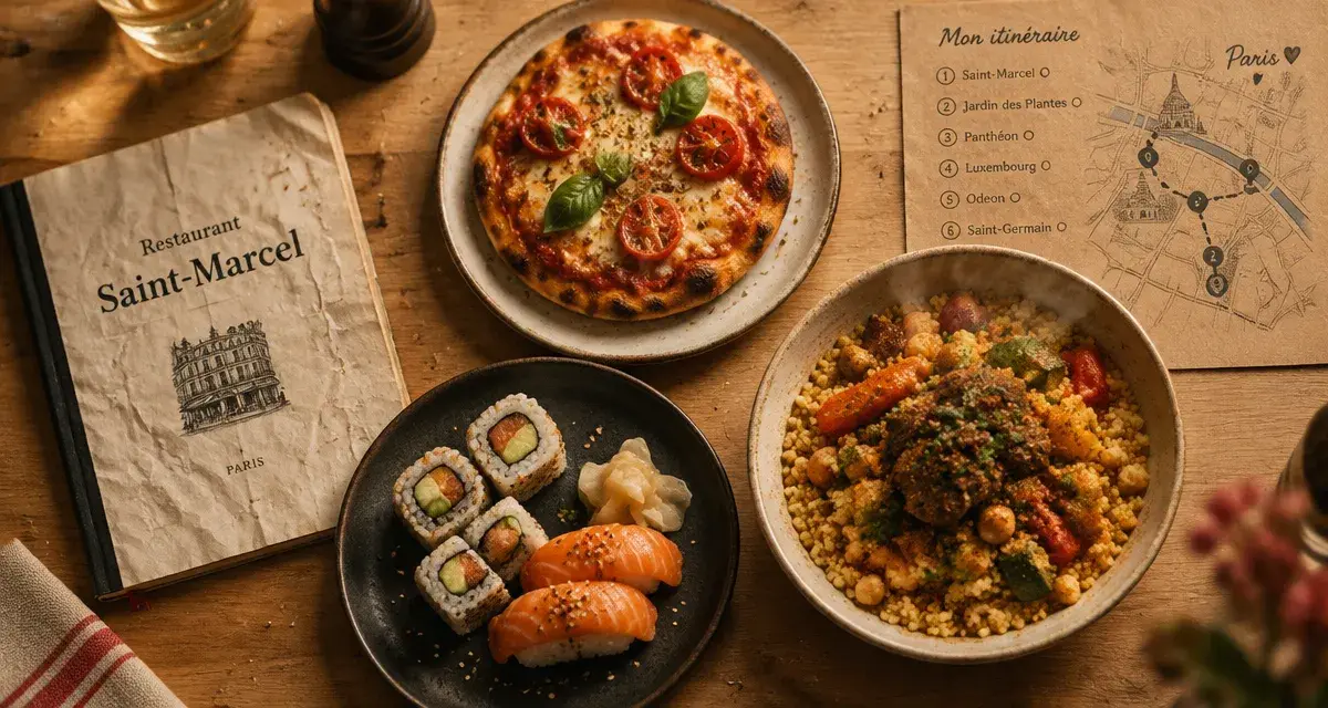 Restaurant boulevard saint marcel paris : mini cuisines sur table parisienne