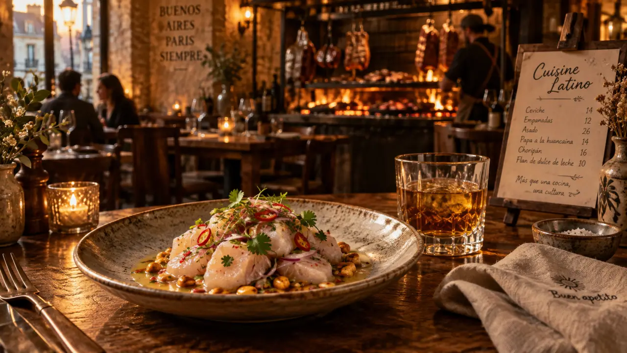 Restaurant latin Paris : ceviche et cachaça à l’heure dorée